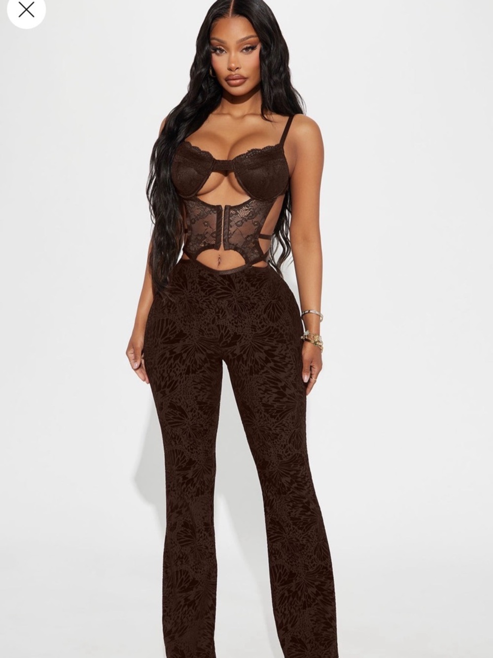 Fashion Nova Brown Jumpsuit